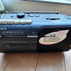 SONY ラジオカセット　CFM-10