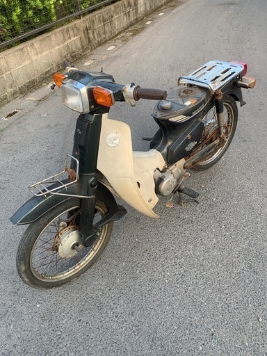 スーパーカブ　セル4速モデル　不動　部品取りに