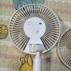 挟めるミニ扇風機の画像