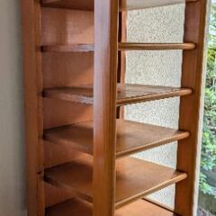 美品　木製の棚　の画像