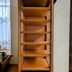 美品　木製の棚　
