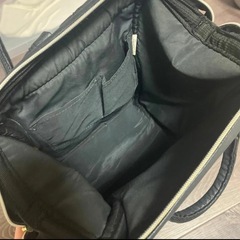 anello ブラック 合皮口金 リュックパック リュックサックの画像