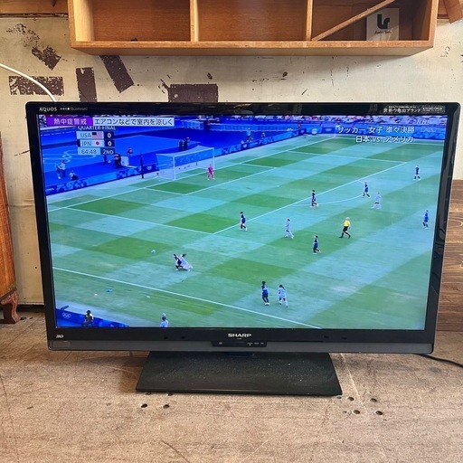 《売約済》【武蔵小山店】 テレビ SHARP シャープ AQUOS アクオス 40V 40インチ 2013年製 TV 液晶テレビ 大画面　クアトロン 3D ※3Dメガネ別売 LC-40G7  品川区 リサイクルショップ ランバールーム 武蔵小山店 ◀︎ 武蔵小山パルム 戸越銀座 隣接