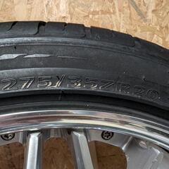 WORK 20インチホイール皮付き４本セットの画像