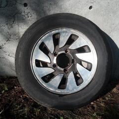 205 70R 16　アルミホイール　タイヤセット　ジャンク一本