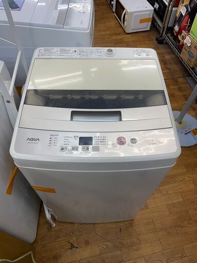 洗濯機　No.10511　アクア　2018年製　5.0kg　AQW-BK50F　【リサイクルショップどりーむ鹿大前店】