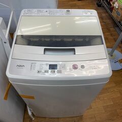 洗濯機　No.10511　アクア　2018年製　5.0kg　AQW-BK50F　【リサイクルショップどりーむ鹿大前店】