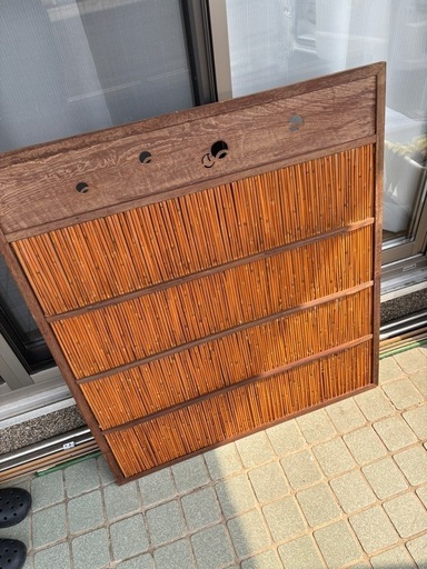 格子板　昭和レトロな格子板