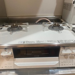 リンナイ　ガスコンロ　都市ガス　ホワロC Plus ホワイト