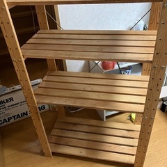 木製棚 の画像