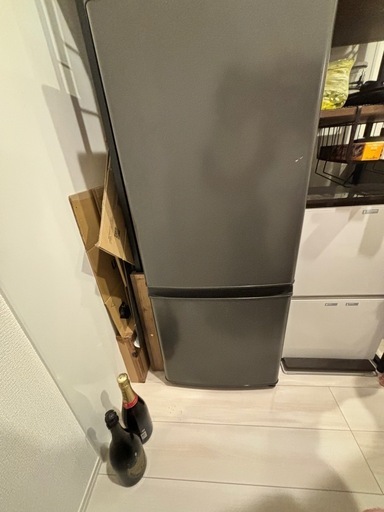 三菱電機 MR-P15J-H 2ドア冷蔵庫 Pシリーズ 146L マットチャコール MRP15JH