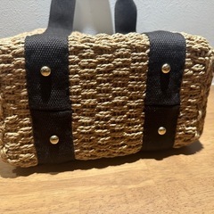 美品★しまむら★カゴバッグ★ミッフィーの画像