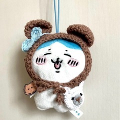 ぽてたま ちいかわ 着せ替え 耳付き　くまさんの被り物 くまさん...