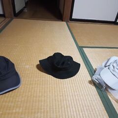 日除け帽子（ファッション性なし、試し被りした程度で、ほぼ未使用です。）