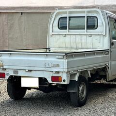 スズキ　キャリィ　トラック　軽トラ　５速マニュアル　エアコン　三方開　車検付きの画像