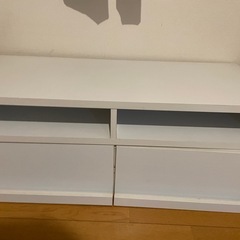 【急募】テレビ台　ホワイト　収納たっぷり