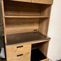 10日まで！ウニコ ADDAY(アディ) キッチンボード W820 食器棚