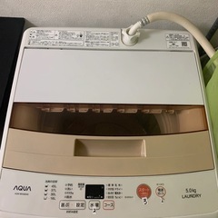 電子レンジ、洗濯機、冷蔵庫セットの画像