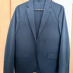 UNIQLO  ジャケット パンツ セットアップ ネイビー Lサイズの画像