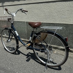 97）全車両格安販売‼️ 26インチ　オートライト　シティサイクルの画像