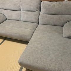 【取引中】L字ソファ 3人がけ ペット・喫煙なしの画像