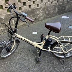 値下げ中！！【値下げ交渉可】20インチ折りたたみ電動自転車EVA...