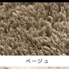 ラグマット　じゅうたん　ベージュ　190×240 床暖房オールシーズン対応　　の画像