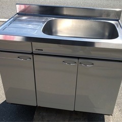⭐︎中古品　タカラスタンダード　水切り1槽シンク　100×55×...
