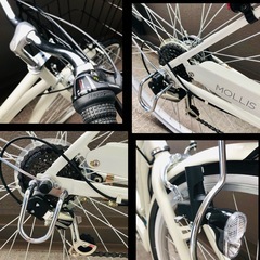 新車に近いMOLLIS (¥31,900) 6段変速 27インチ自転車 保証期間25年2月+３年オプション加入済の画像