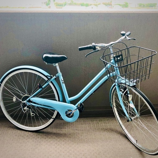 メチャ綺麗MOLLIS (¥31，900) 6段変速 27インチ自転車 保証期間25年2月 
