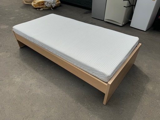 karimoku/カリモク シングルベッド マットレス付 フレーム有 寝具 家具 木製 シングル NW10S6ME