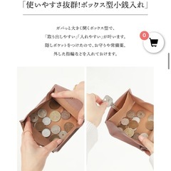 【ラシエム】極薄小銭入れ付きミニ財布 ※7/30㈬までに引取り希望の画像