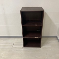 カラーボックス3段茶色