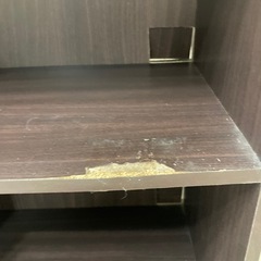 カラーボックス3段茶色の画像