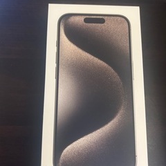 iphone15pro 256GB 色はナチュラル☆完全新品未使...