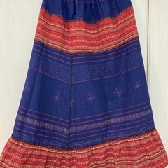 タイ山岳民族布のスカートの画像