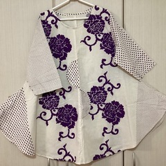コットン素材のワンピース