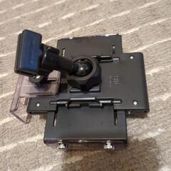 車　挟むタイプ　スマホホルダー　美品の画像