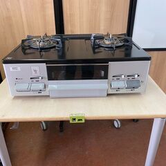 ②パロマ　LPガス　2口ガスコンロ　プロパン　IC-80BE7-1R　中古