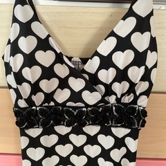 ハート柄キャミワンピースの画像