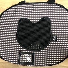 中古　　 猫壱  猫用ポータブルライトキャリー コンパクトに畳める 持ち運び　キャリー　キャリーバッグ　ケージ　軽量　ソフトキャリー　の画像