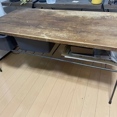テーブル　アイアン✖️ウッド