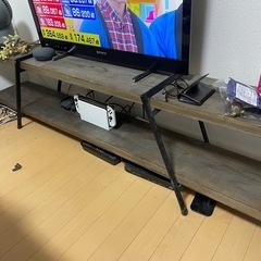 テーブル台　アイアン✖️ウッド