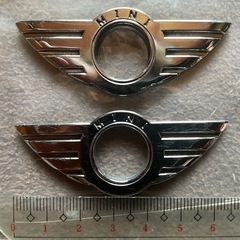 MINIミニクーパー エンブレム ドアロックトリム 2個セット の画像