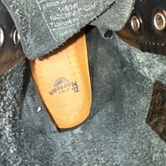 Dr.Martens 8ホール　レースアップブーツ　US7 BLK レザーの画像