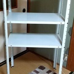 棚 ラック 白 3段
