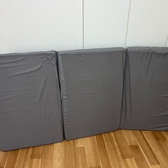 ニトリ三つ折りマットレス✖️2 シングル敷布団セット