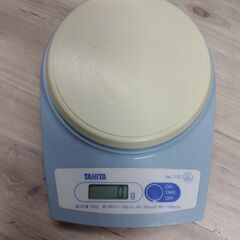 正常作動品　タニタ　デジタルクッキングスケール デジタルスケール...
