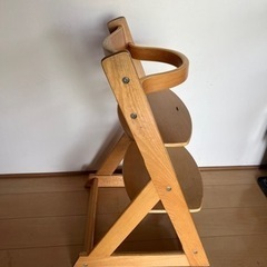 キッズ　木製　ハイチェア　の画像