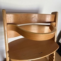 キッズ　木製　ハイチェア　の画像